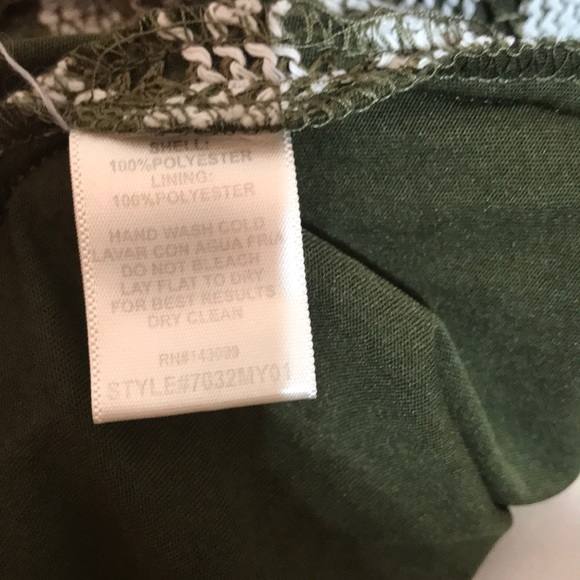 Anna Grace Crochet Chevron Boutique Shorts Pockets - Picture 7 of 8